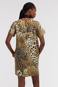 RC Jaguar Skin print dress Light Brown SKT135-4QG34
