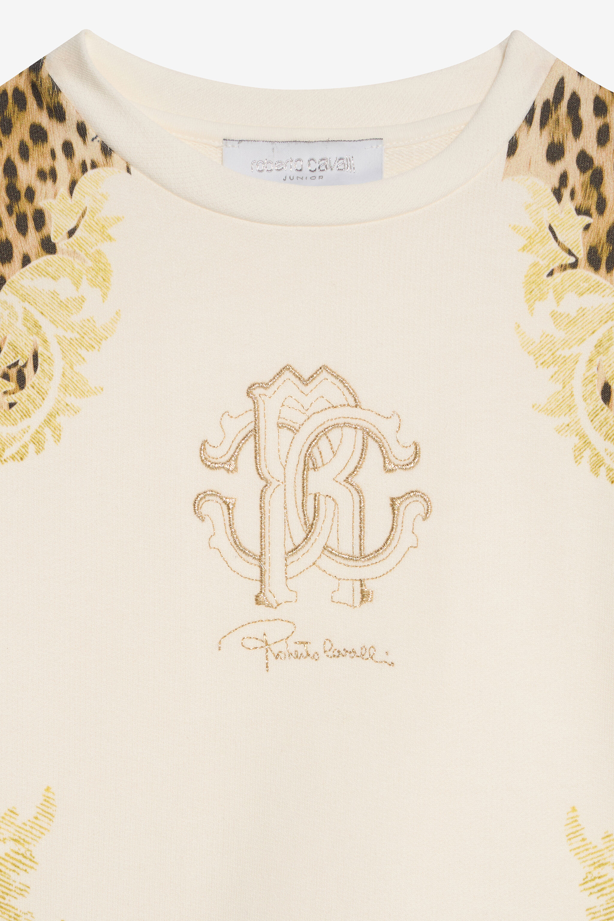JU Leopard Print Dress JU Leopard Print Dress MILKY WHITE VJT10A-CF050