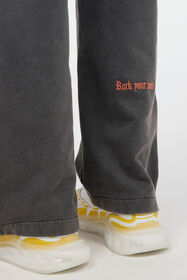 JC Pantalones Jogger Con Detalles Personalizados Negro UFT001-UF015