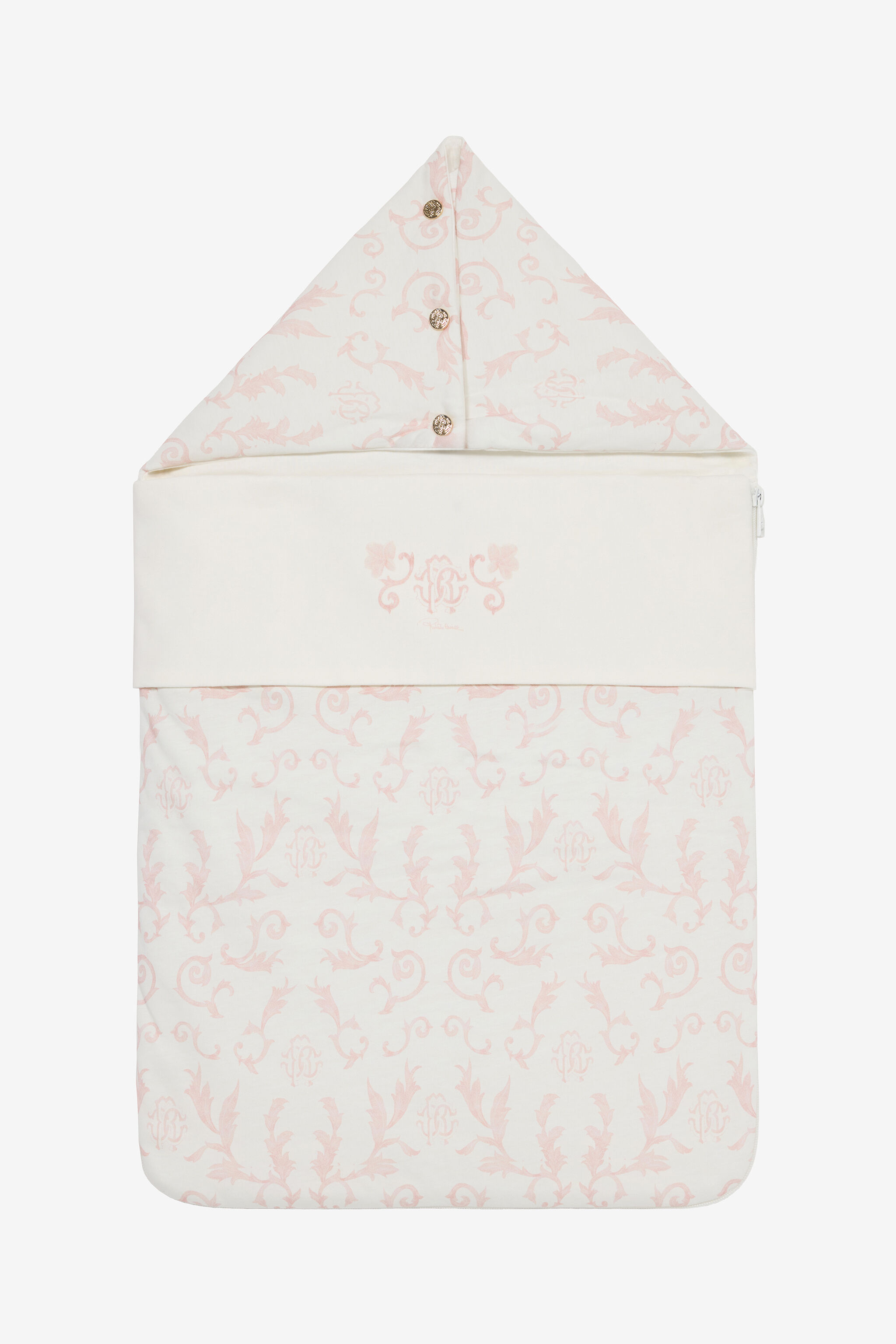 JU Sleeping Bag With Floral Print And RC Monogram JU Sleeping Bag With Floral Print And RC Monogram Pink UJT807-JFO36