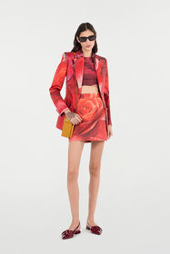 RC Rose-Print Blazer RC Rose-Print Blazer Red UKT405-4QN48