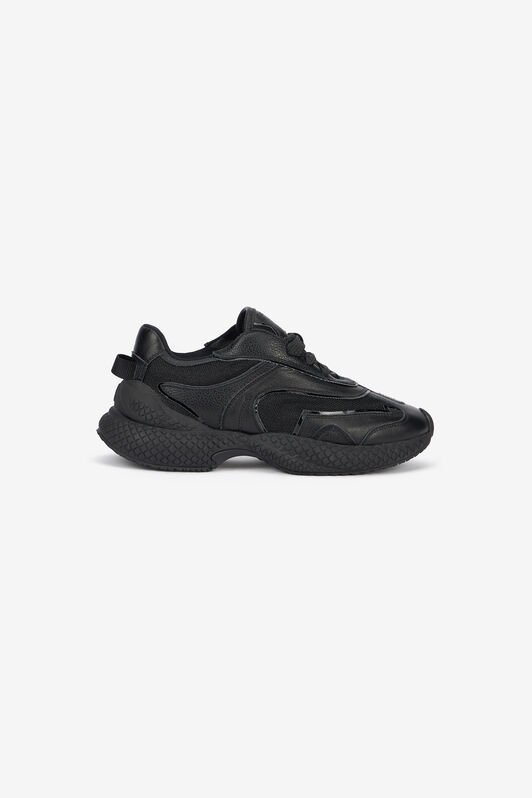 RC Black Lace-Up Low Sneakers RC Black Lace-Up Low Sneakers Black VQS201-PZS68