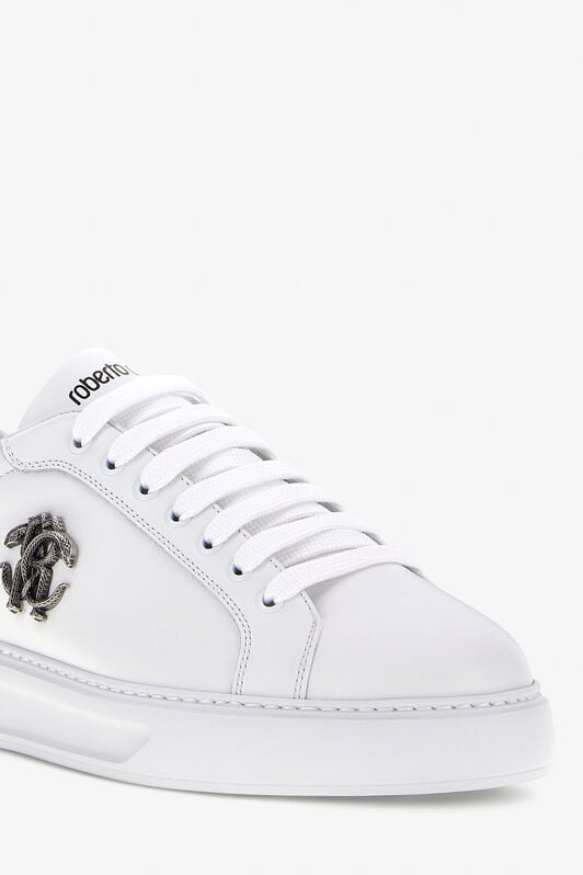 RC Sneakers with Monogram RC RC Sneakers with Monogram RC White/Black SRS099-PZA90