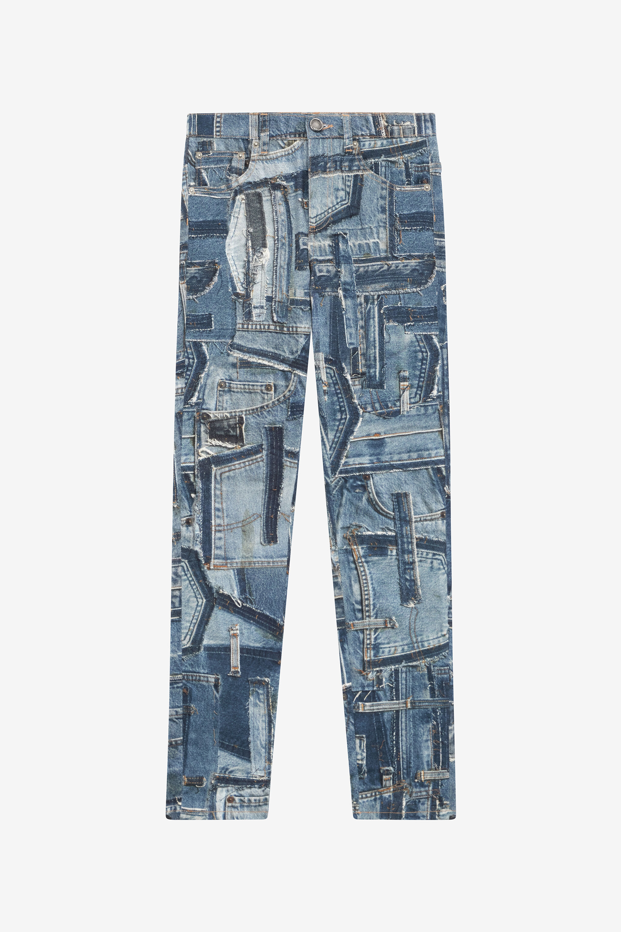 Skinny Patchwork Capsule Collection Jeans in Blue for Women