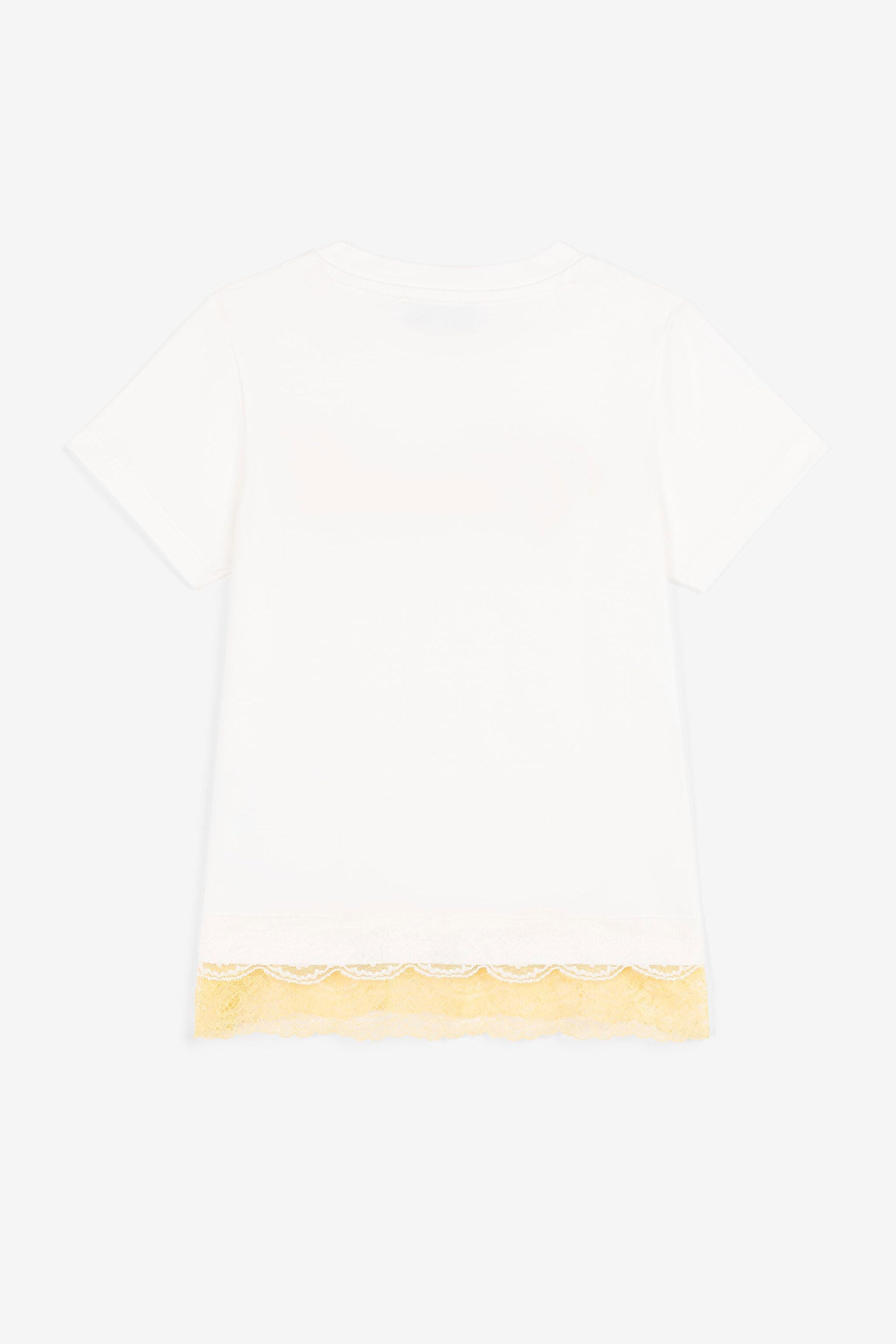 JU Lace-Trimmed T-Shirt JU Lace-Trimmed T-Shirt White OJT610-ISA2J