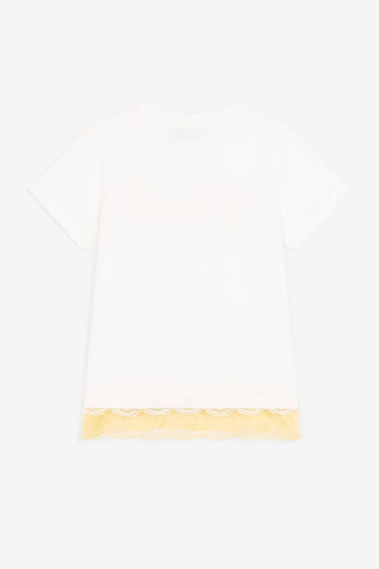 JU Lace-Trimmed T-Shirt JU Lace-Trimmed T-Shirt White OJT610-ISA2J