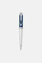 RC Roberto Cavalli Ballpoint Pen, Silver Color & Blue Lacquer RC Roberto Cavalli Ballpoint Pen, Silver Color & Blue Lacquer SILVER BLUE UALT04-IT531