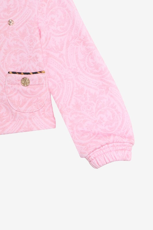 JU Pink Cotton Sweatshirt JU Pink Cotton Sweatshirt BABY ROSE VJT692-5OP28