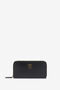 RC Black Zip-Around Wallet With Mirror Snake Monogram RC Black Zip-Around Wallet With Mirror Snake Monogram BLACK QOA00C-PZO37