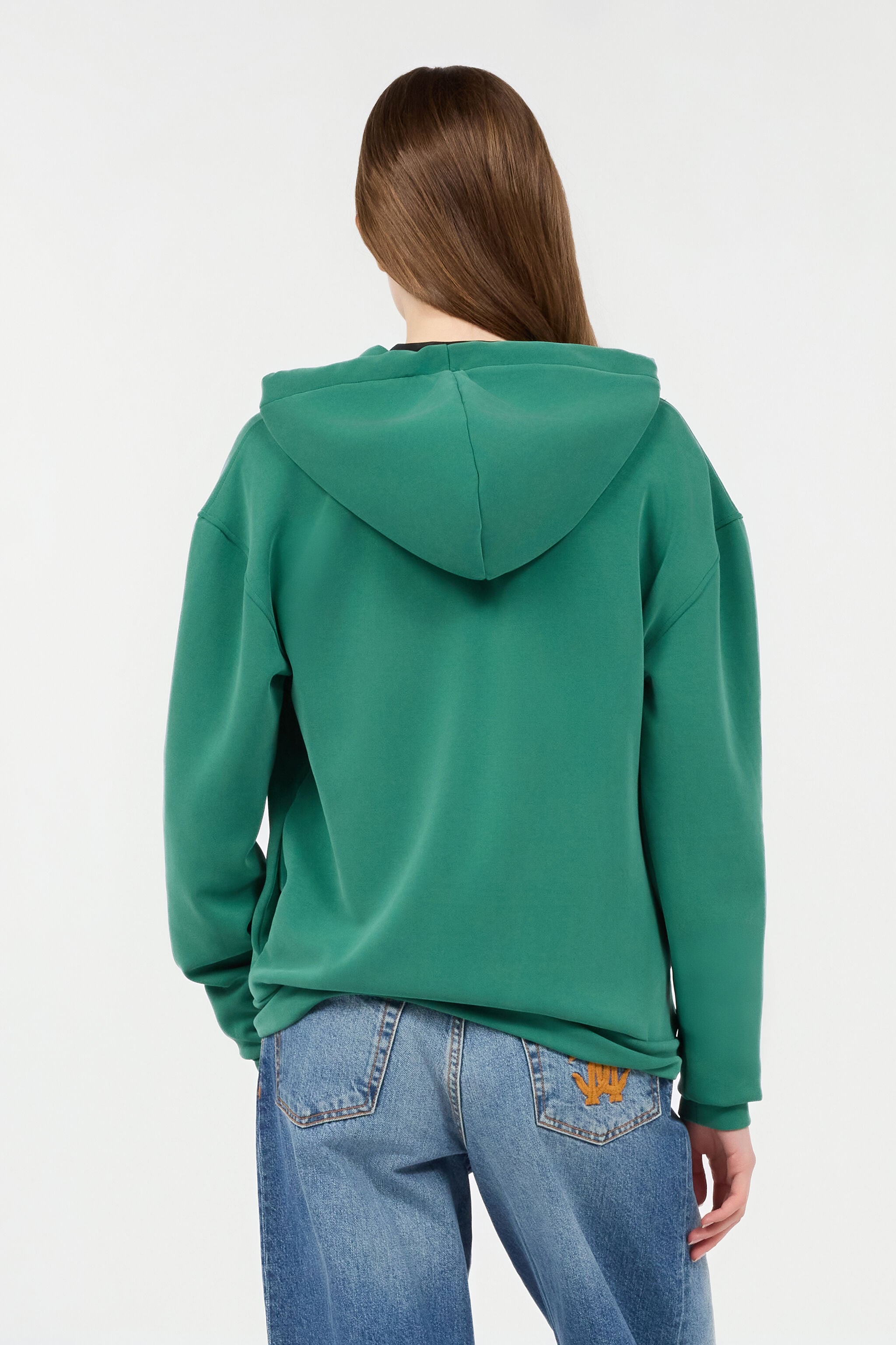 RC Green Hoodie Sweatshirt with RC Monogram Logo RC Green Hoodie Sweatshirt with RC Monogram Logo GREEN POT69C-CF054