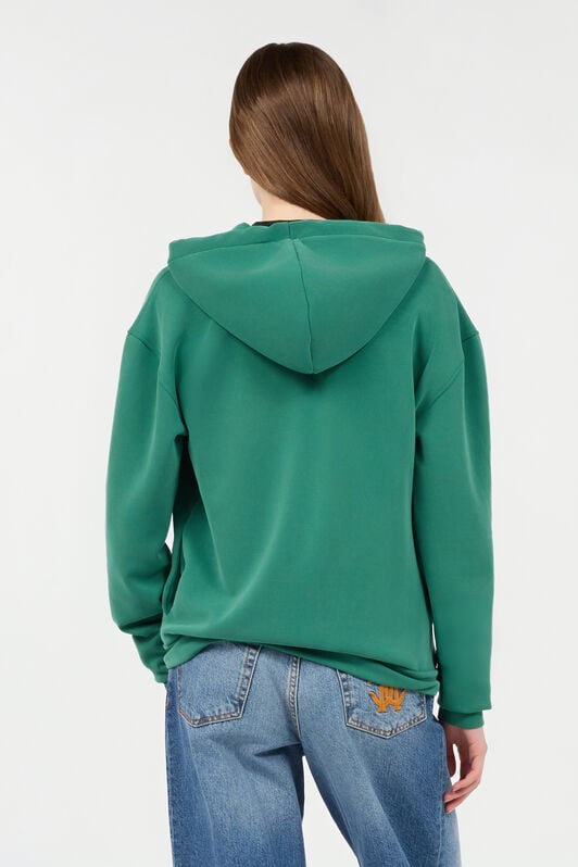 RC Green Hoodie Sweatshirt with RC Monogram Logo RC Green Hoodie Sweatshirt with RC Monogram Logo GREEN POT69C-CF054