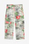 JU Pantalon À Imprimé Mini Zebra Et Roses MULTICOLOR ZEBRA ROS UJT23C-6DO47