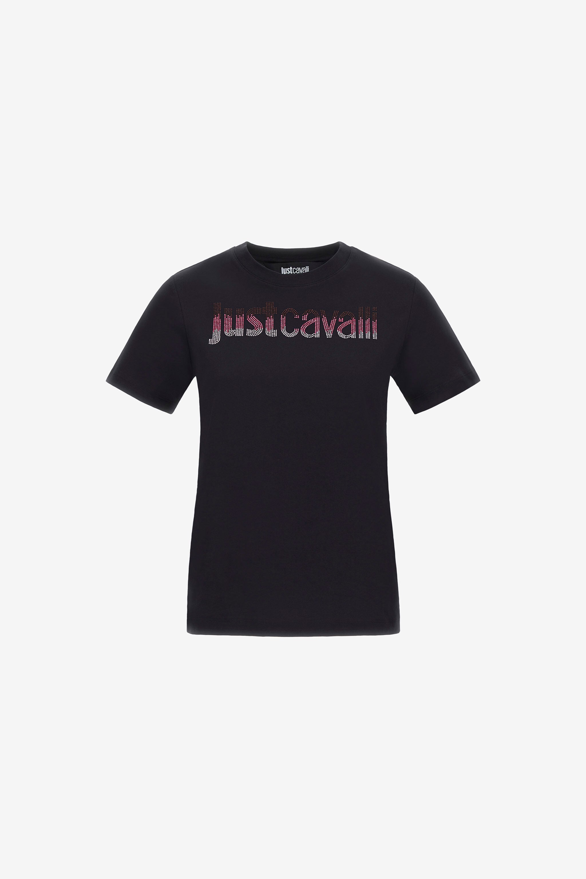 JC Just Cavalli Logo T-Shirt JC Just Cavalli Logo T-Shirt Black RKT851-RK357