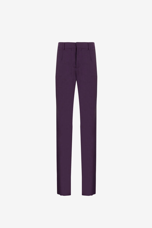 RC Harness Slim-Fit Tuxedo Trousers Purple PNT215-WC008