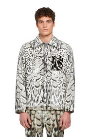 RC Lynx print shirt jacket NATURAL/OFF WHITE IMR510-3IR05