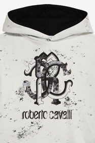 JU Sweatshirt with Monogram RC OPTICAL WHITE VJT68B-5OQ44