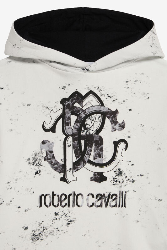 JU Sweatshirt with Monogram RC JU Sweatshirt with Monogram RC OPTICAL WHITE VJT68B-5OQ44