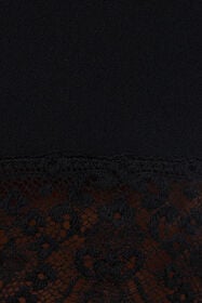 RC Mini Dress With Lace On The Hem Black VKT135-KU013