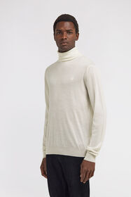 RC Regular Turtleneck Sweater White SRM621-MA006