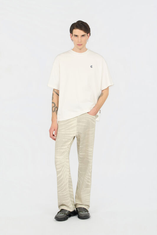 JC Natural Barb Print Jeans OFF WHITE WFJ007-WF020