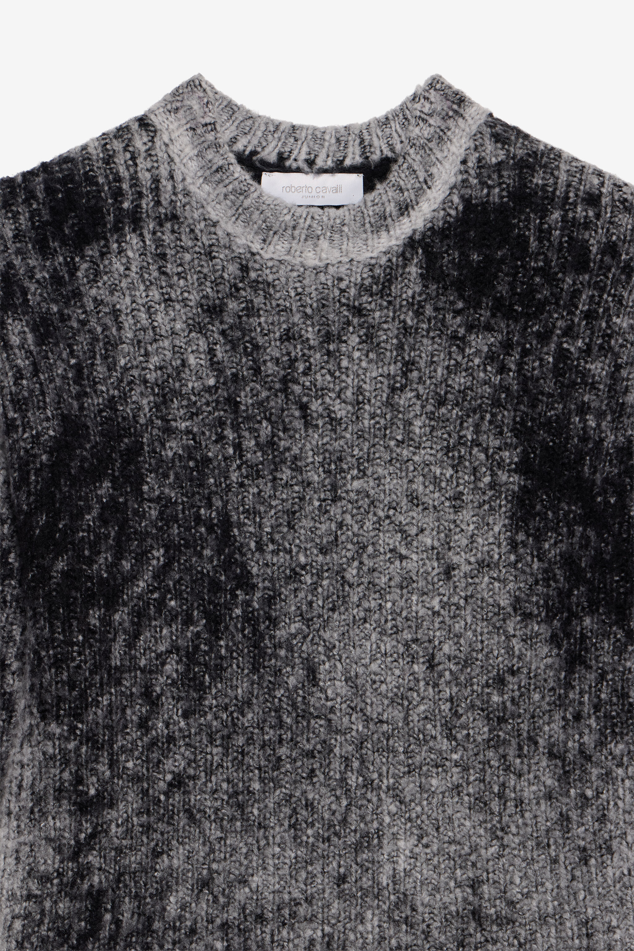 JU Ombré-Strickpullover JU Ombré-Strickpullover BLENDED GREY/BLACK XJM60L-LK001
