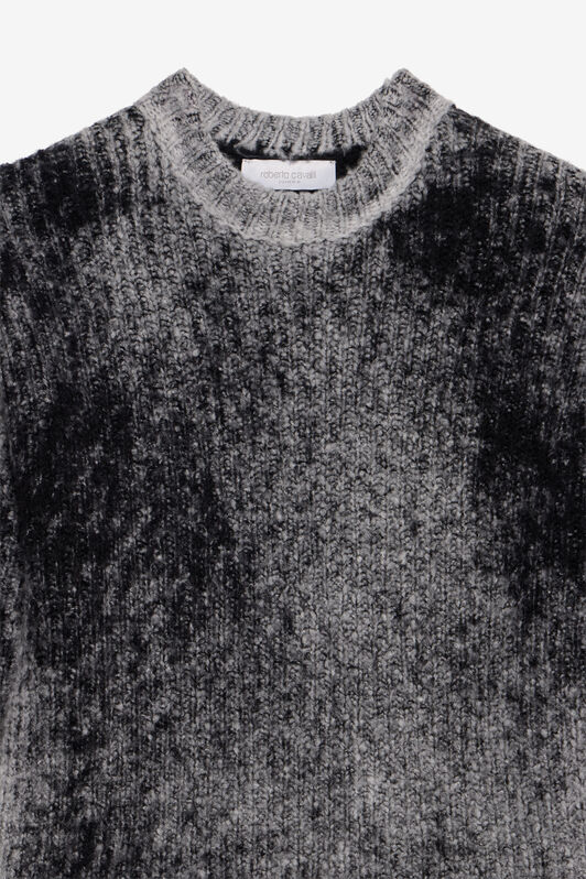 JU Ombré-Strickpullover JU Ombré-Strickpullover BLENDED GREY/BLACK XJM60L-LK001