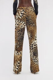 RC Pants with Jaguar Skin print Light Brown SKT28A-2OG34