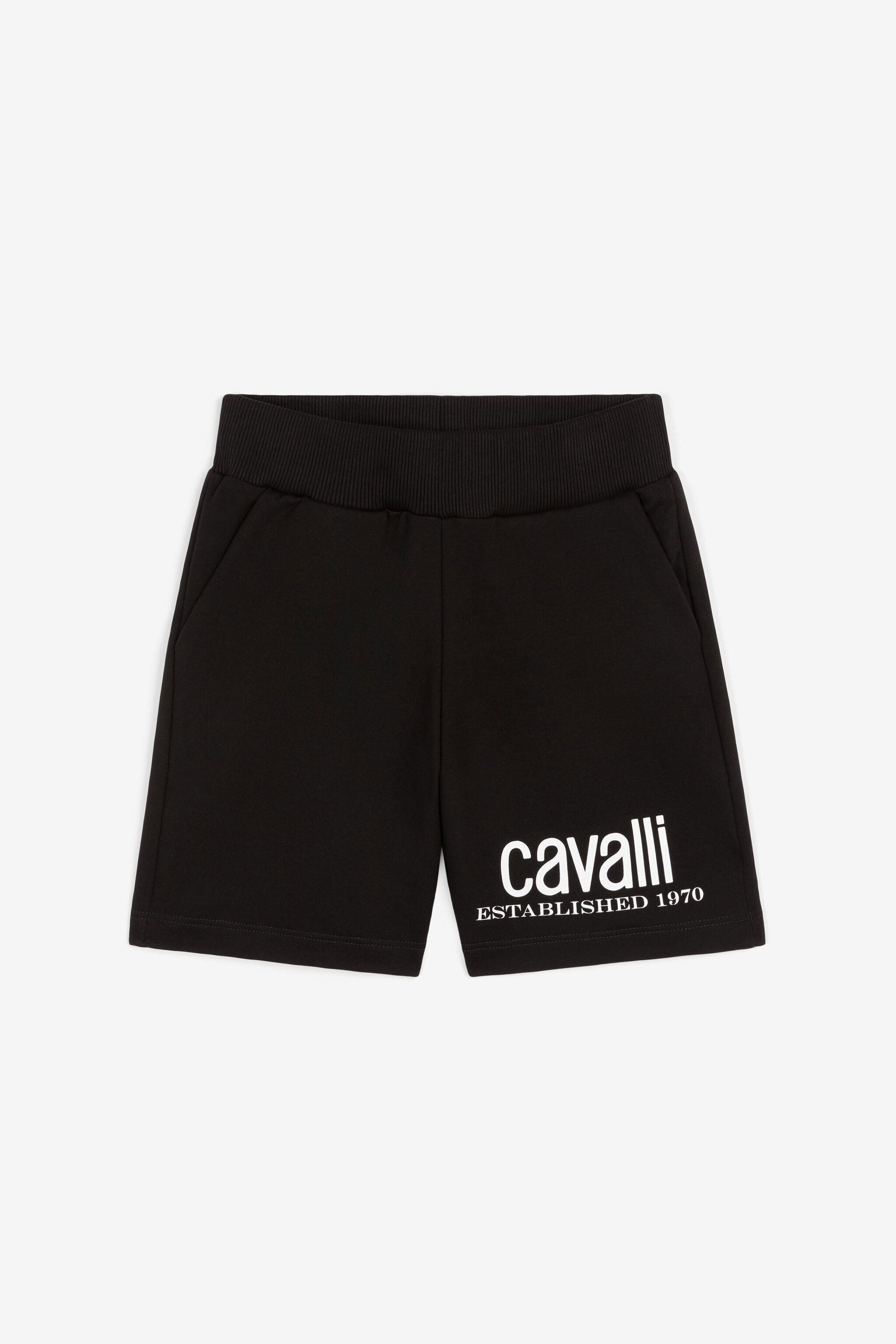 JU Logo-Print Shorts JU Logo-Print Shorts Black OJT223-ISA2J