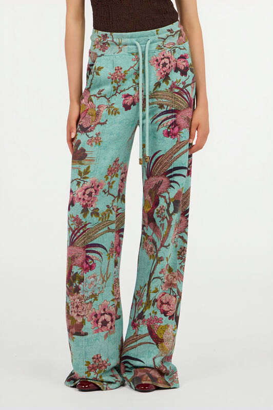 RC Multicolor pants with Oriental Bird print RC Multicolor pants with Oriental Bird print PISCINA/ROSA VKT20B-2GP76