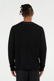 JC Pull Noir Avec Logo Brodé BLACK VFM002-VF050