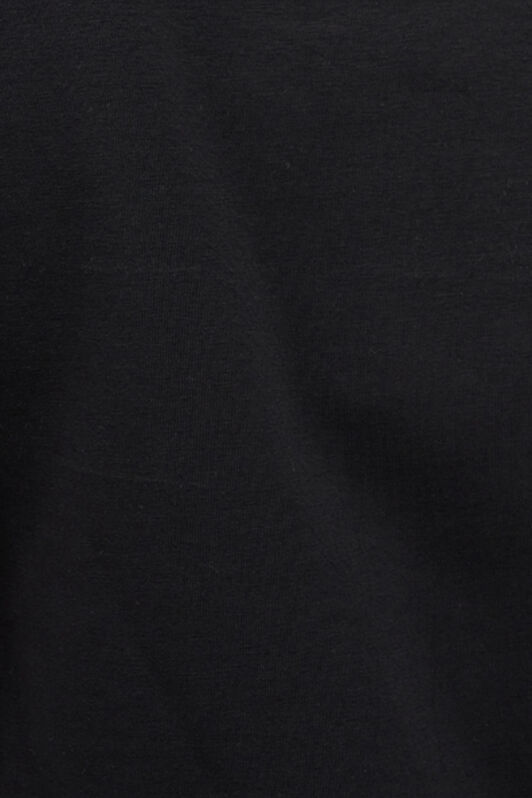 RC Black Cotton T-Shirt with Logo BLACK QOT60C-JV060