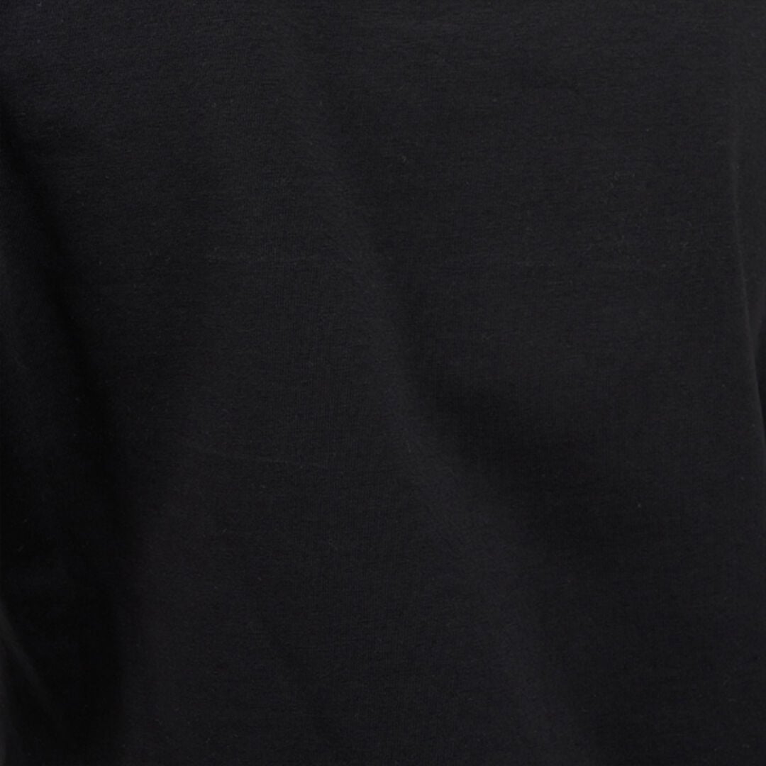RC Black Cotton T-Shirt with Logo BLACK QOT60C-JV060