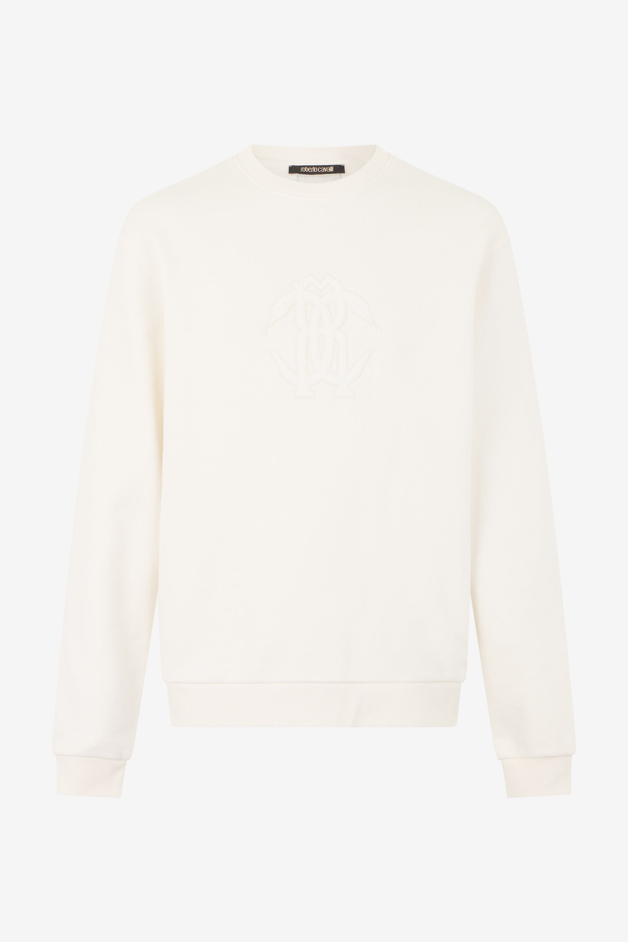 RC Sudadera Blanca Con Monogram RC RC Sudadera Blanca Con Monogram RC IVORY SOT66D-CF008