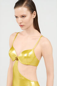 RC Long Golden Satin Dress LIGHT GOLD WKW023-LL031