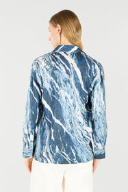 RC Marble-Print Shirt RC Marble-Print Shirt Dark blue UKT704-4QN22