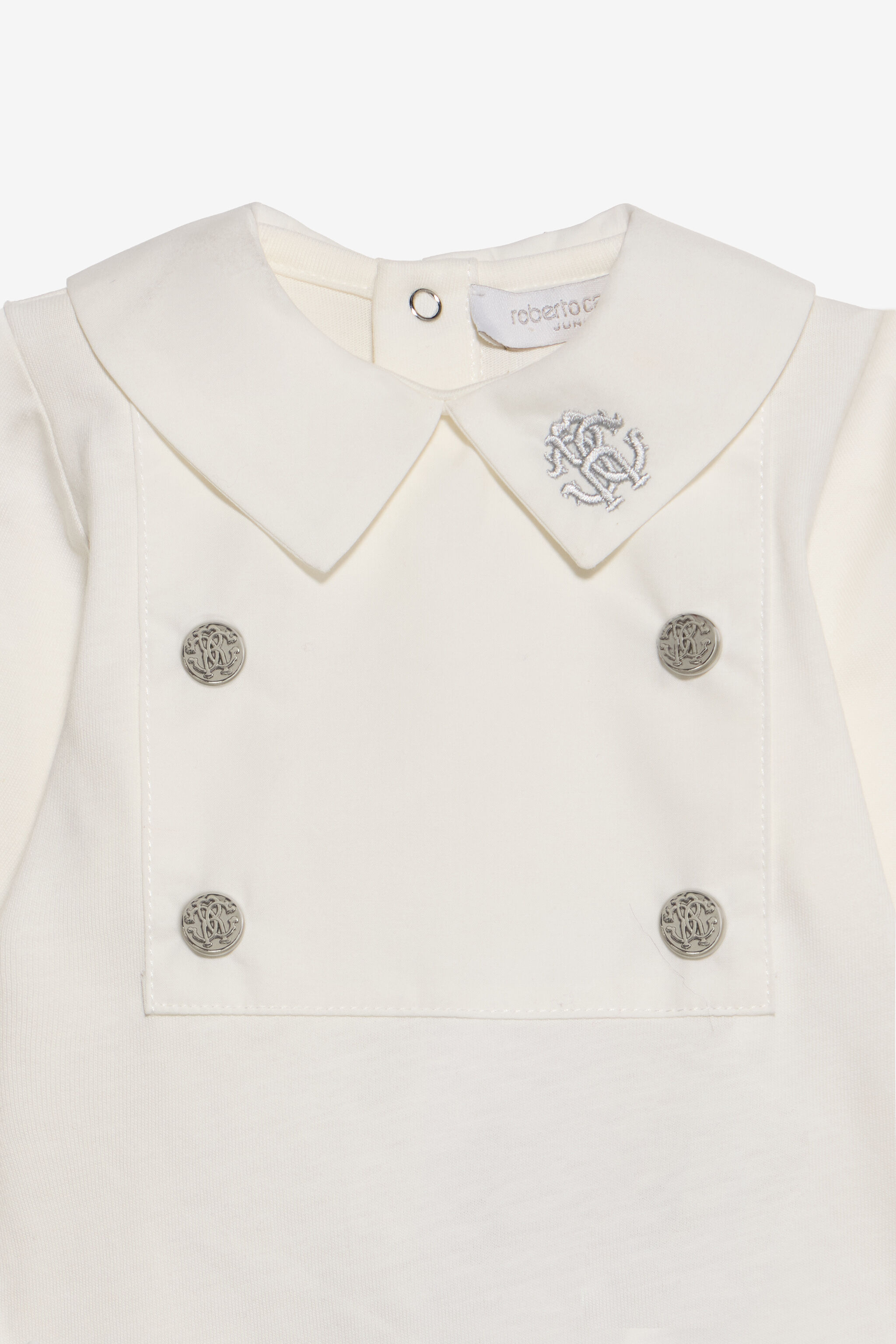 JU Eleganter, zweireihiger Baby-Body IVORY XJT61N-JD005