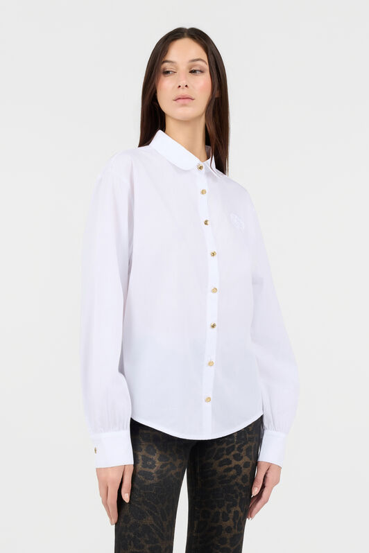 RC Camicia Bianca Con Bottoni Dorati RC Camicia Bianca Con Bottoni Dorati WHITE TOT70C-FA005