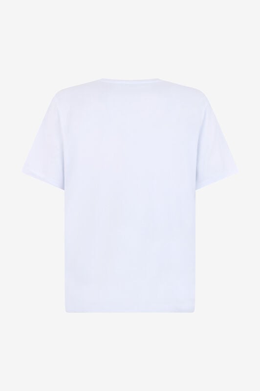 RC Weißes T-Shirt mit Grafikprint WHITE TOT60F-FT223
