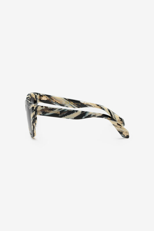 RC Lunettes de soleil de forme carrée SHINY HAVANA ZEBRA UALD10-ID205