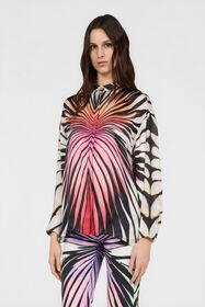 RC Camicia In Seta Stampa Ray Of Paradise CORAL XKT700-CTM33
