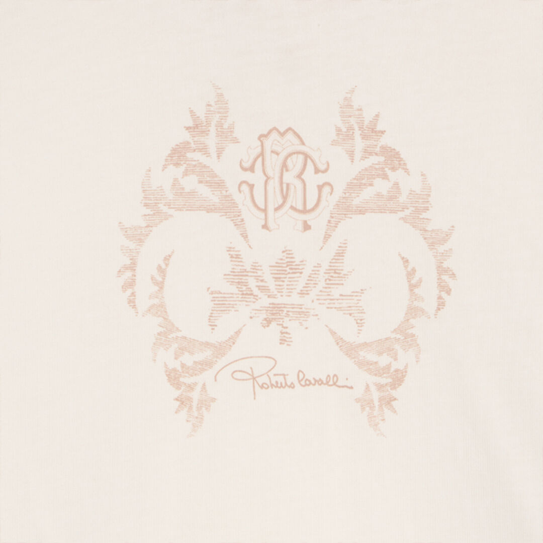 JU Ivory Cotton T-Shirt JU Ivory Cotton T-Shirt MILKY WHITE VJT603-JD001