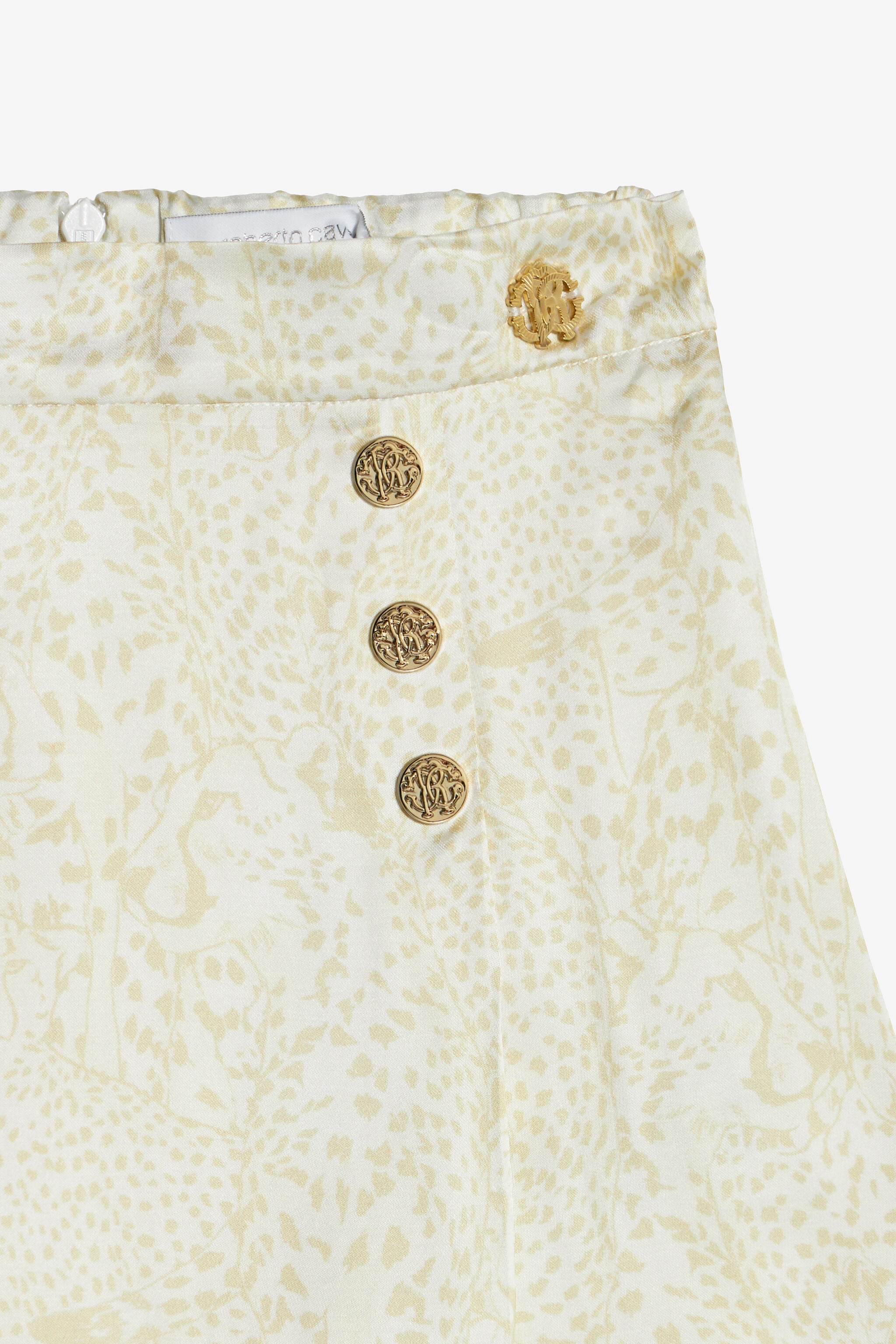 JU Skirt With Cheetahs And Cheetah Skin JU Skirt With Cheetahs And Cheetah Skin IVORY UJT30B-6DO35