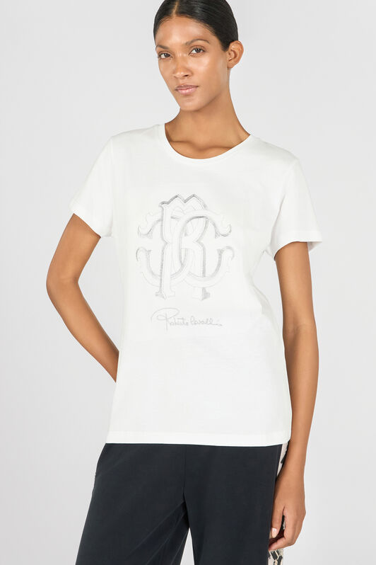 RC Monogram RC T-shirt White OOT60B-JD060