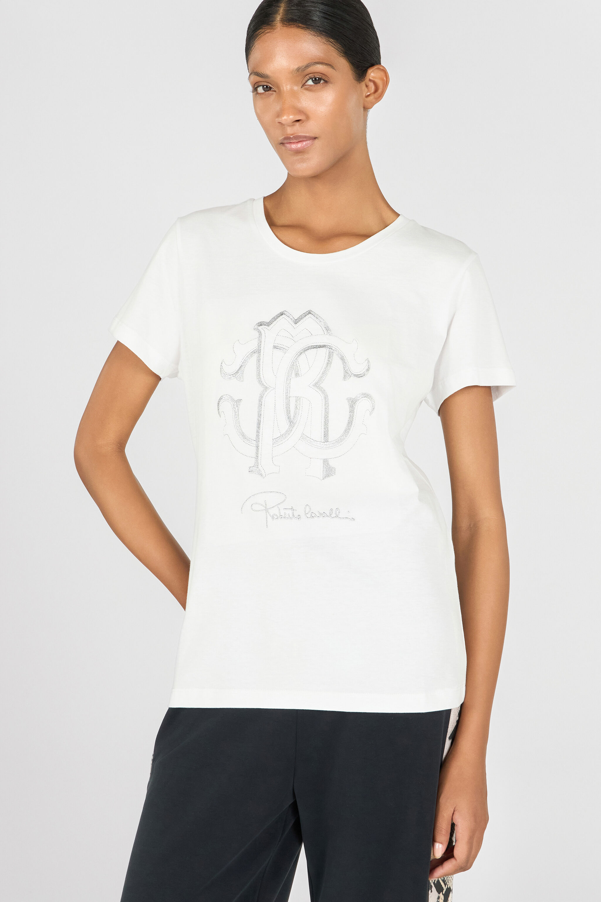 RC Monogram RC T-shirt White OOT60B-JD060