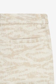 JU Pantalon À Imprimé Tiger Skin Ivoire UJT20G-6SO44