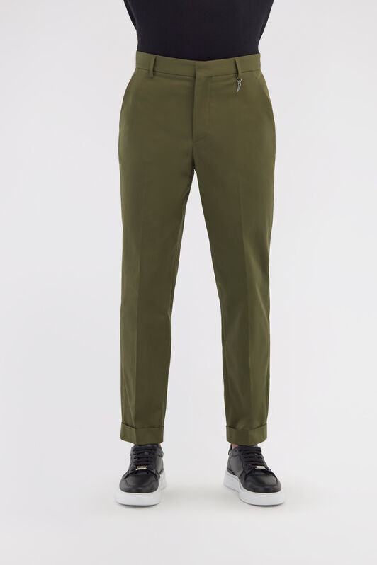 RC Tailored slim pants with fang Verde oscuro SRT247-FN061