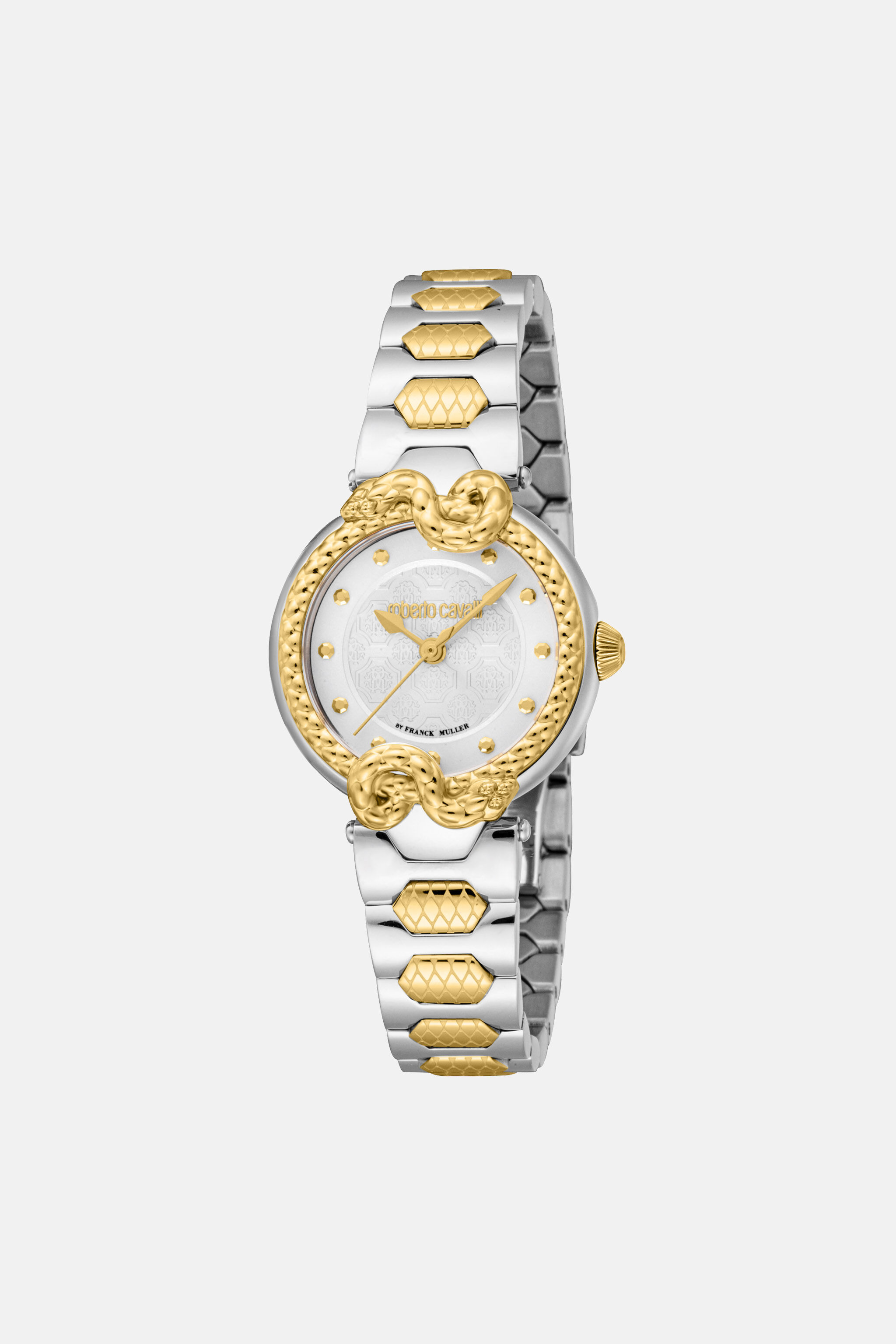 Roberto Cavalli by Frank Muller Snake Core watch in Silver/Gold