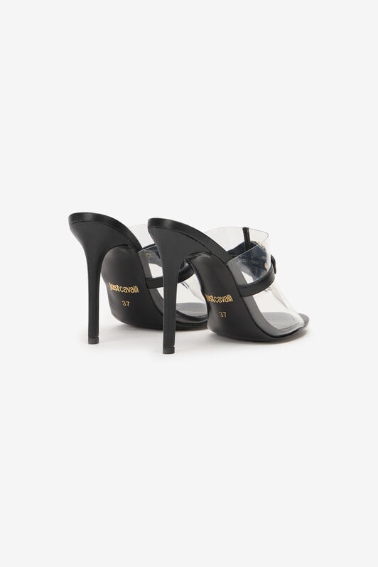 JC Sandals With Transparent Upper Black UFS061-UF383