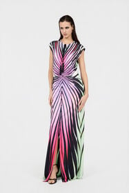 RC Ray Of Paradise Print Maxi Dress MULTICOLOR XKT194-NUM33