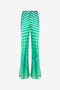 RC Optical Glass-Print Silk Pants RC Optical Glass-Print Silk Pants Light green UKT209-RYN47